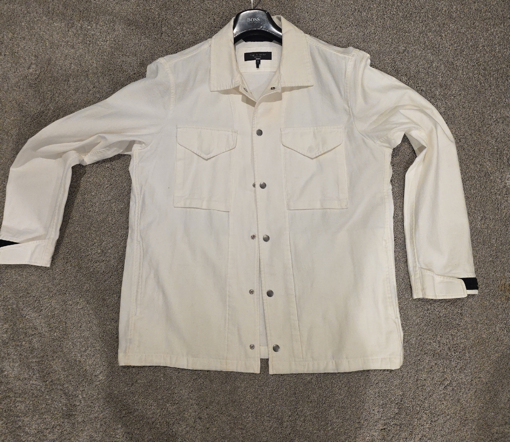 rag & bone White Shirt Jacket